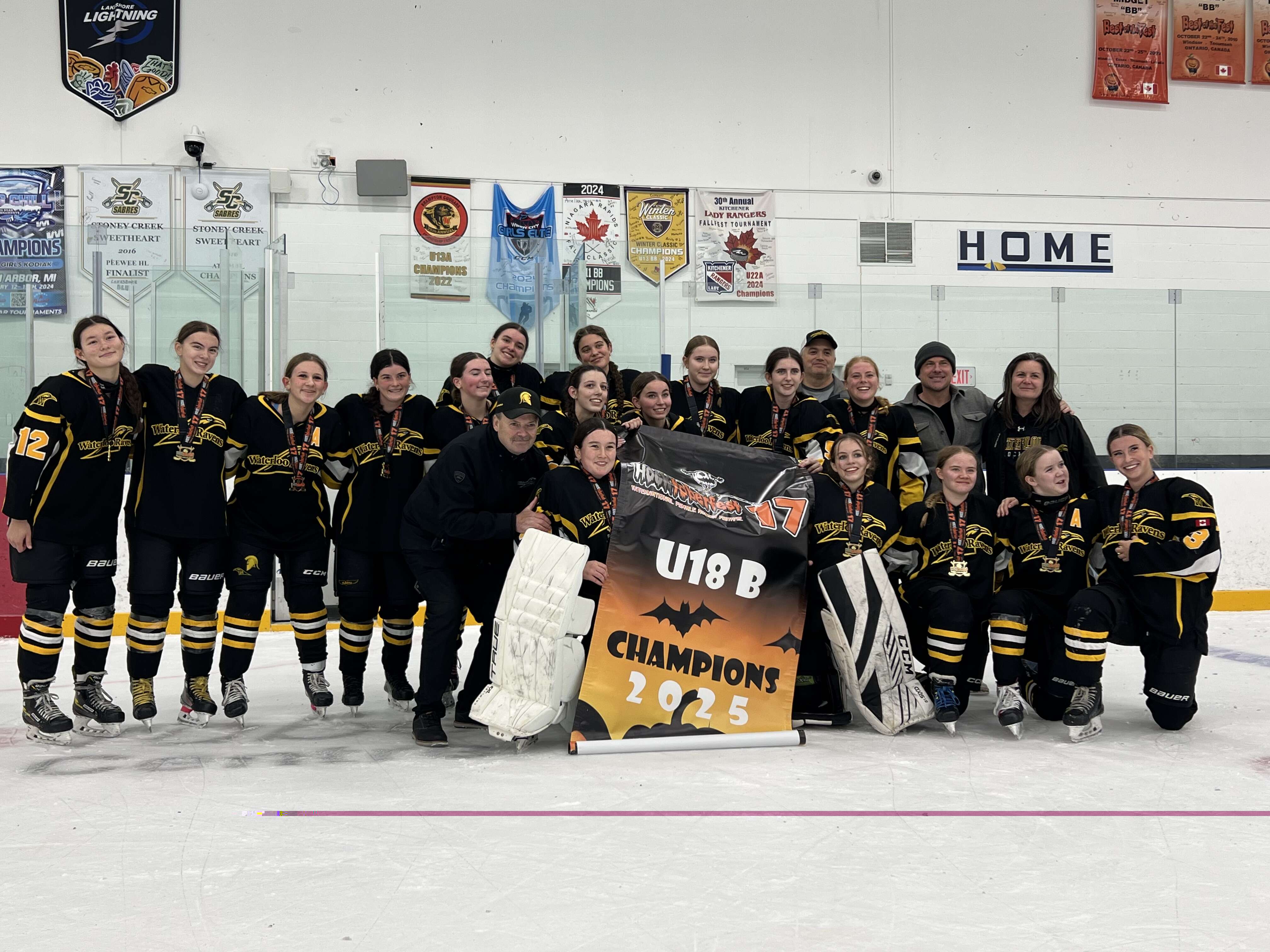 U18 B Wins Gold at Hocktoberfest!