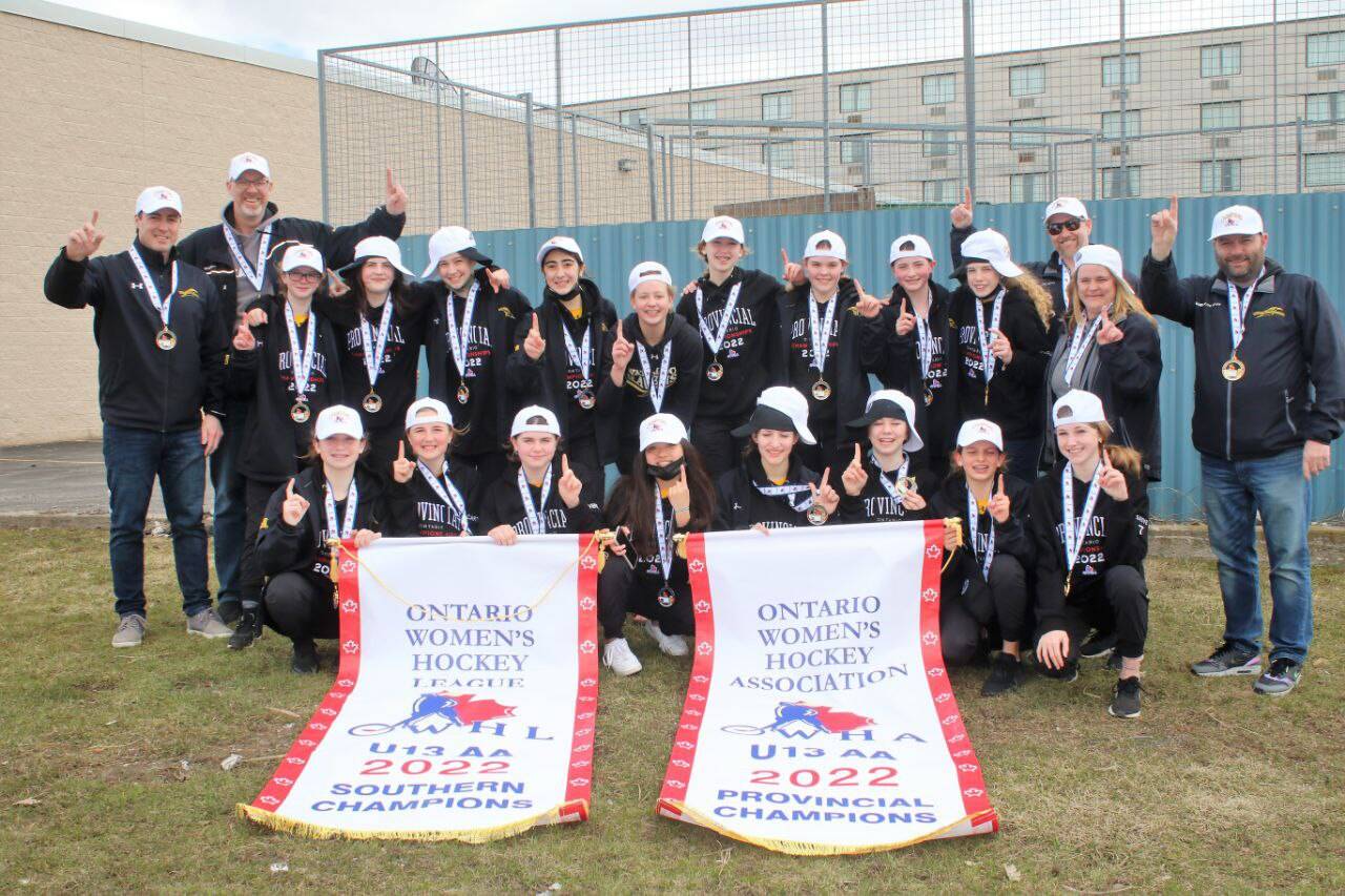 Ontario Women’s Hockey Association – U13AA 2022 Provincial Champions